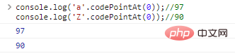 codePointAt()