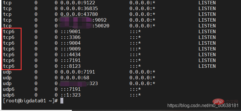 方式二：（netstat -tuln）